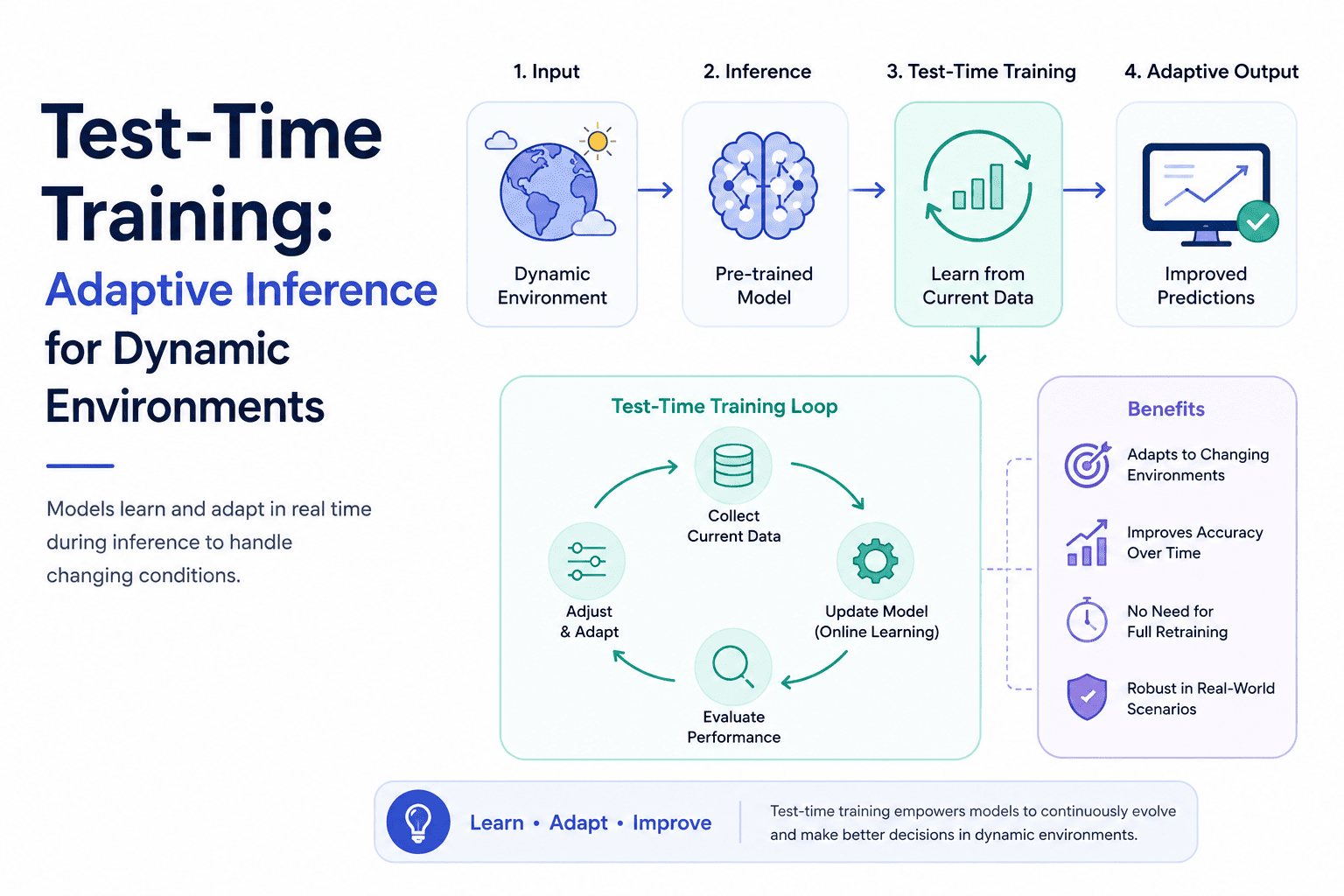 Test-Time Training: Adaptive Inference for Dynamic Environments